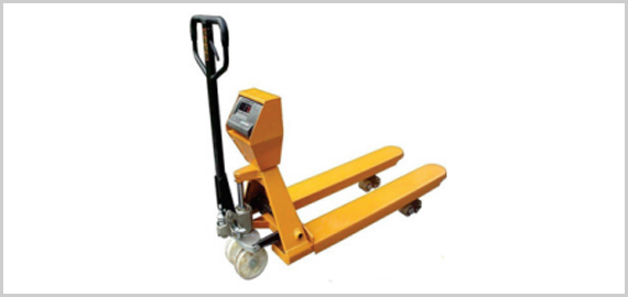 weighing scale pallet truck